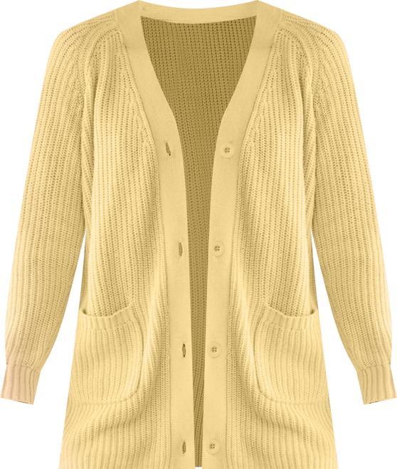 Plus Size Within Button-Front Shaker Cardigan