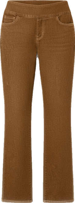 Women's Within Flex-Fit Pull-On Bootcut Gap-Free Stretch Denim Jeans