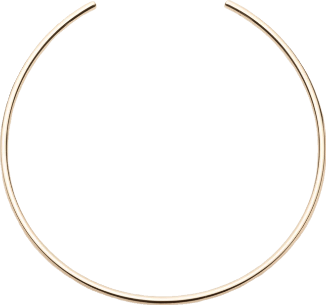 Gold-Tone Sculptural Collar Necklace