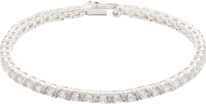 Cubic Zirconia Tennis Flex Bracelet