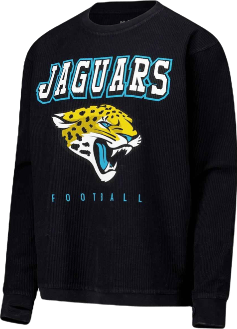 Women's Black Jacksonville Jaguars Comfy Cord Pullover Sweatshirt