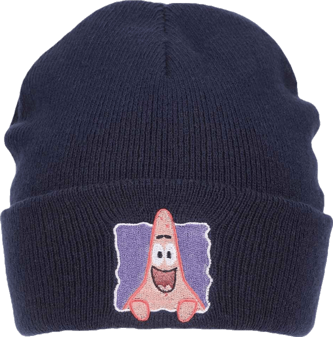 Men's Patrick Embroidery Acrylic Knit Standard Cuff Beanie
