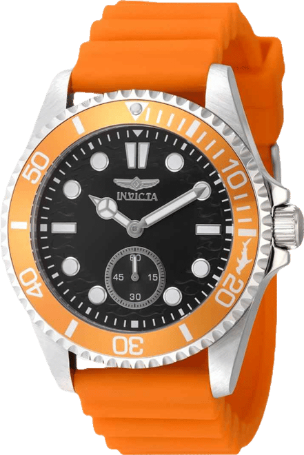 Men's 49337 Pro Diver Quartz 2 Hand Black Dial Watch