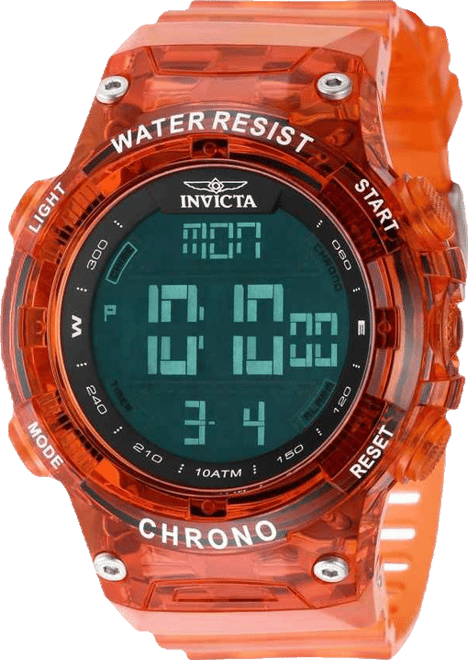 Men's 49046  Racing Digital Gmt/Alarm Black Dial Watch