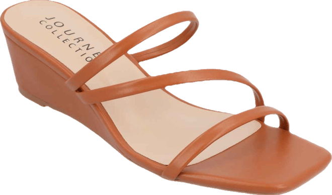 Women's Takarah Strappy Asymmetrical Wedge Sandals