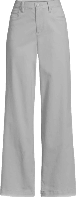 Women's High Rise 5 Pocket Wide Leg Chino Pants