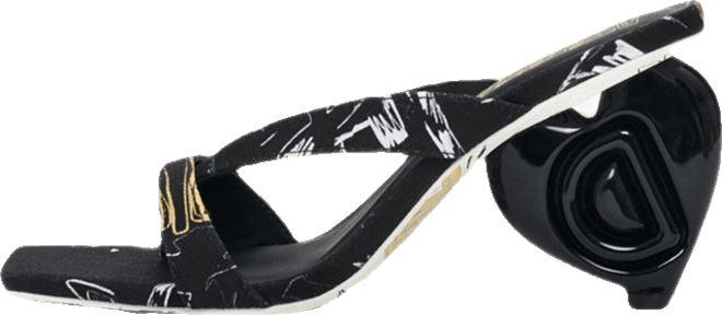 Women's Heart heel sandal