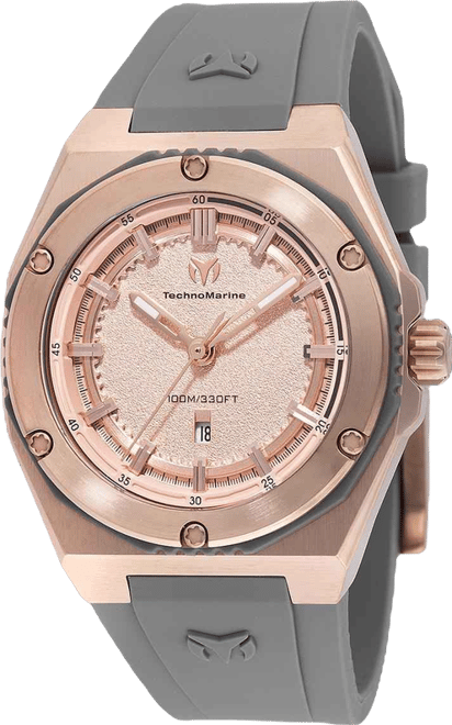 Women's Tm-416081 Coral Quartz Rose Gold Dial Watch