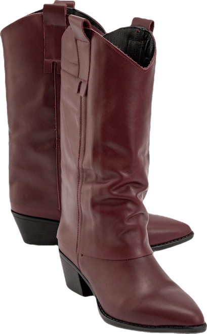 Teodora Leather Block Heel Boot (Women)