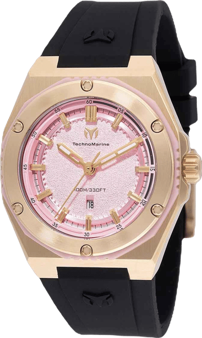 Women's Tm-416084 Coral Quartz Pink Dial Watch