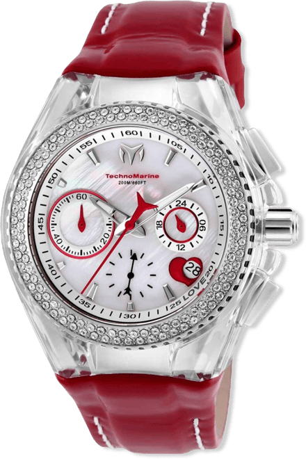 Women's Tm-117001 Cruise Quartz Multifunction White Dial Watch
