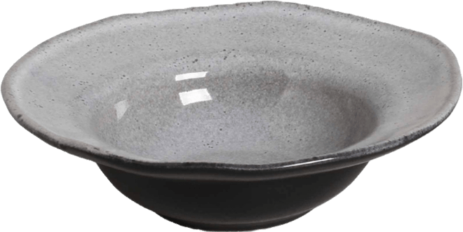 Stoneware Deep Rim Dessert Plates, Set of 4