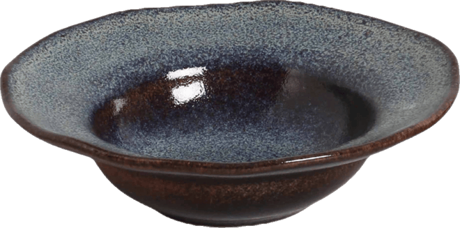 Stoneware Deep Rim Dessert Plates, Set of 4