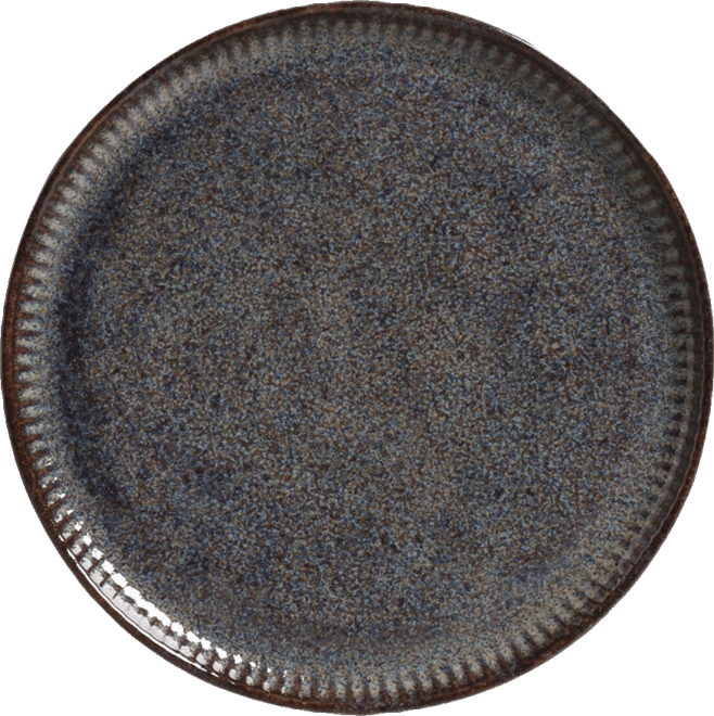 Stoneware Linhas Dessert Plates, Set of 6