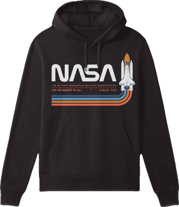 Men's Nasa Graphic Fleece Hoodie