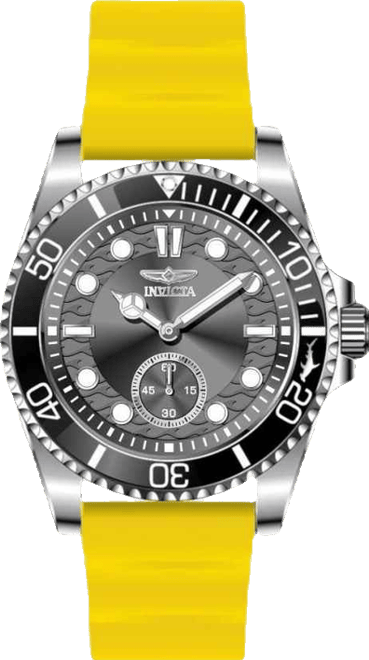 Men's 49339 Pro Diver Quartz 2 Hand Charcoal Dial Watch