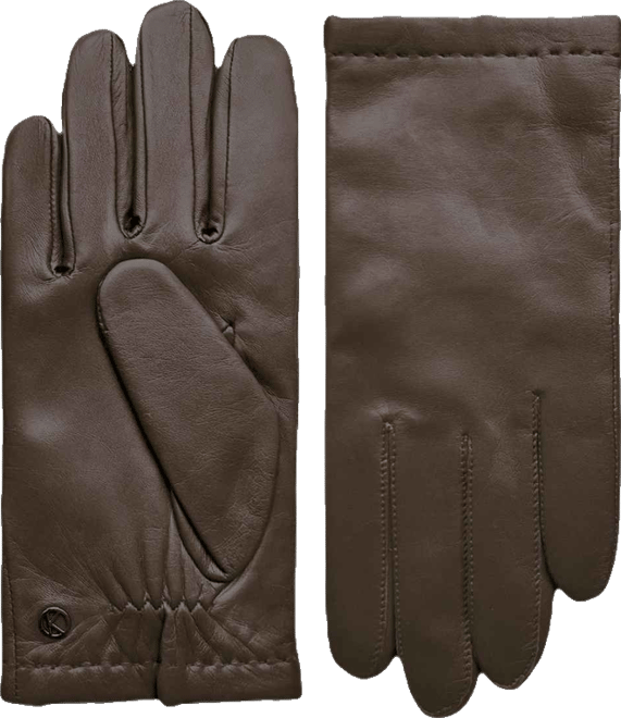 Men's Men`s Premium Lamb Leather Touchscreen Gloves "Jordan" Cashmere Lining