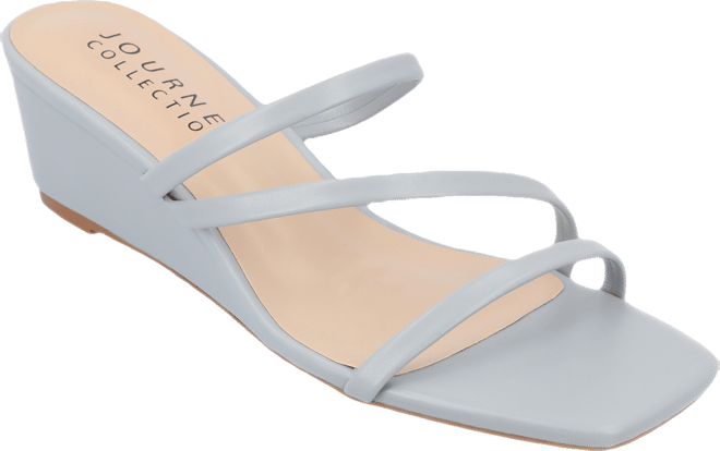 Women's Takarah Strappy Asymmetrical Wedge Sandals