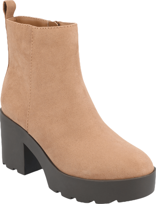 Women's Cassidy Platform Block Heel Lug Sole Booties