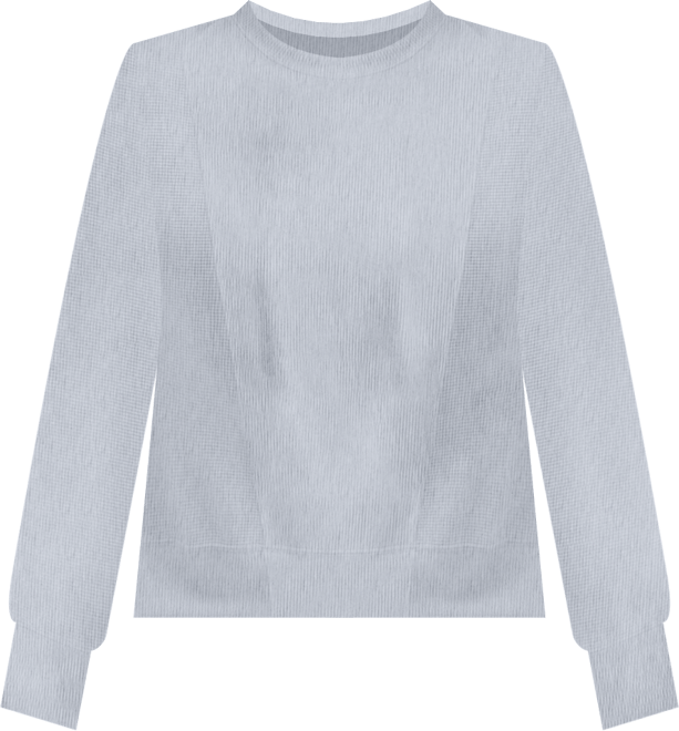 Women's Ribbed Knit Crewneck Sweatshirt, Macy's Exclusive