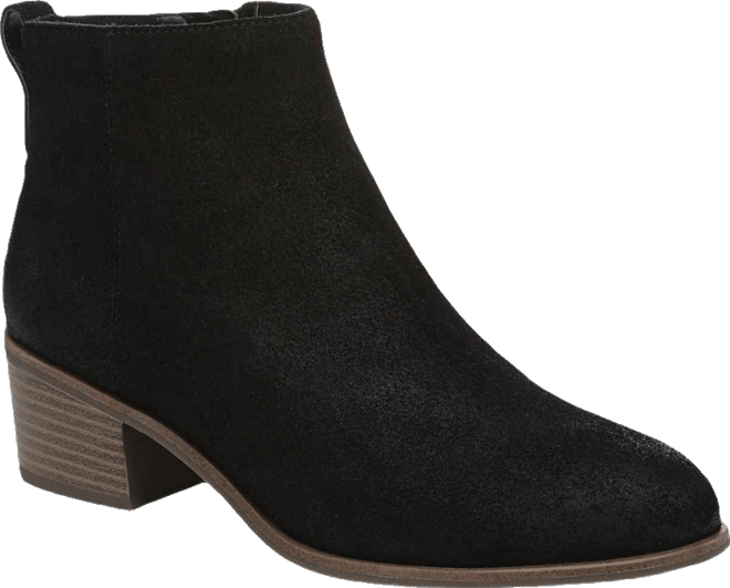 Women's Anya Stacked Block Heel Zip Short Boots