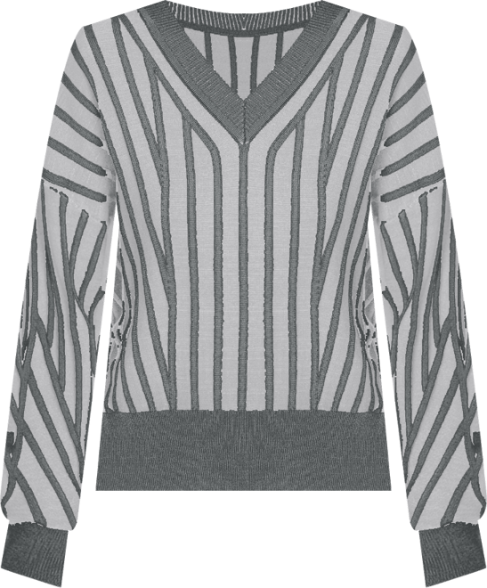 Women's Long Sleeve V-Neck Sweater