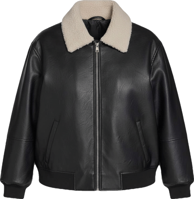 Plus Size Long Sleeves Bomber Jacket