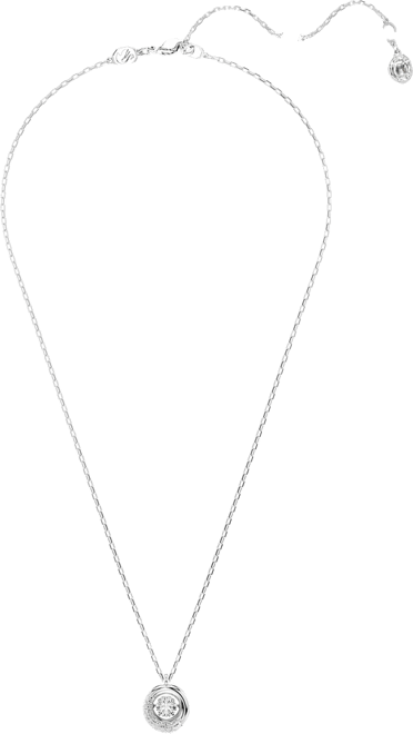 Dextera Rhodium Plated Pendant Necklace