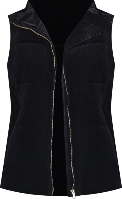 Jones New York velour Women's Zippered Velour Quilted Vest - Macy's