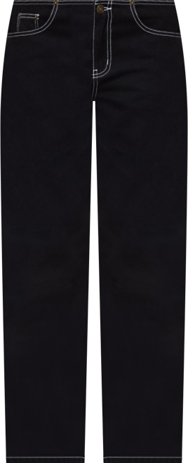 Women's Contrast Stitch Low Rise Jeans