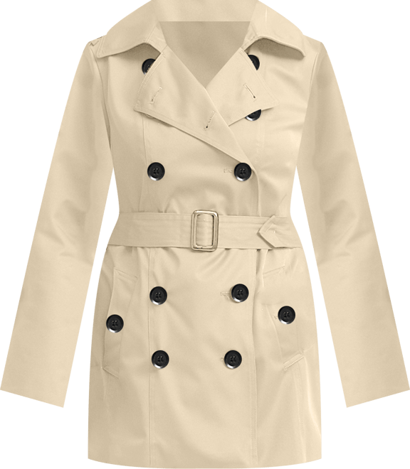 Women's  Classic Short Trench Coat