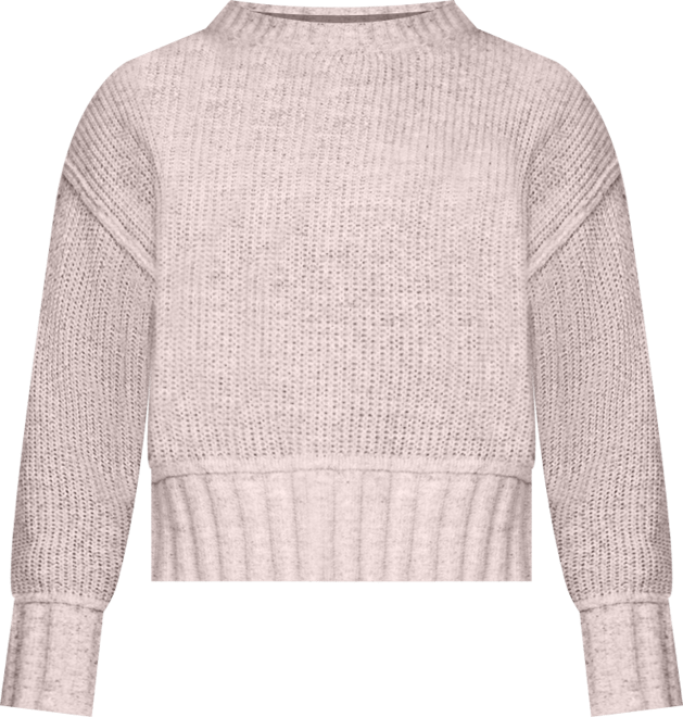 Women's Heathered Yarn Relaxed Lounge Sweater