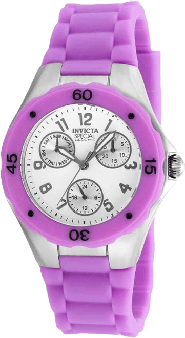 Women's 18790 Angel Quartz Chronograph White Dial Watch