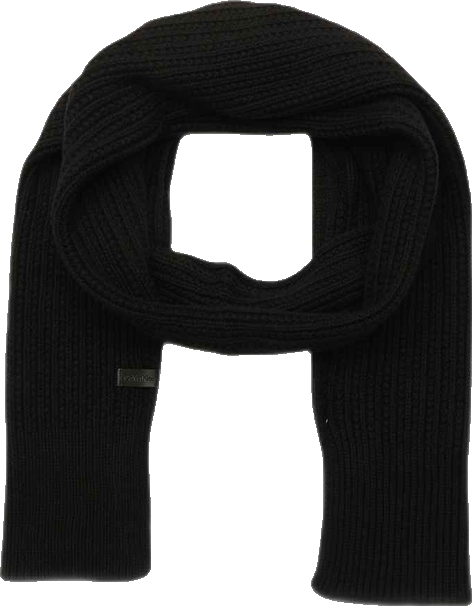 Men's Links Ribbed Knit Scarf