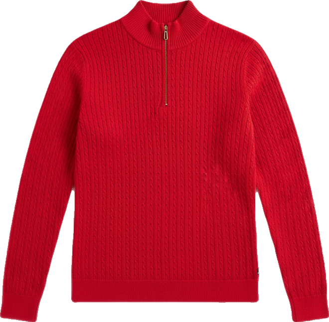 Women's Cotton Mock-Neck Sweater, Online Only