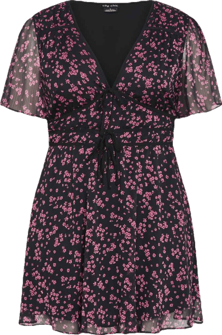 Plus Size Carrie Print Dress