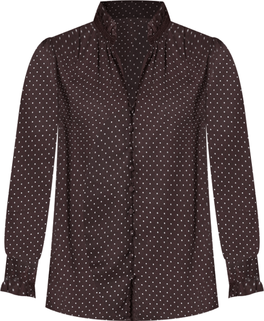 Women's V-Neck Embroidered Top