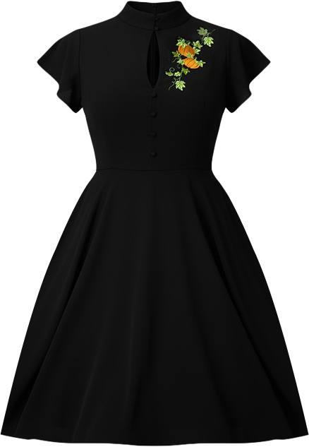 Plus Size 1940s Baltimore Swing Dress