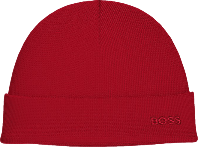 Men's Waffle Logo Detail Beanie