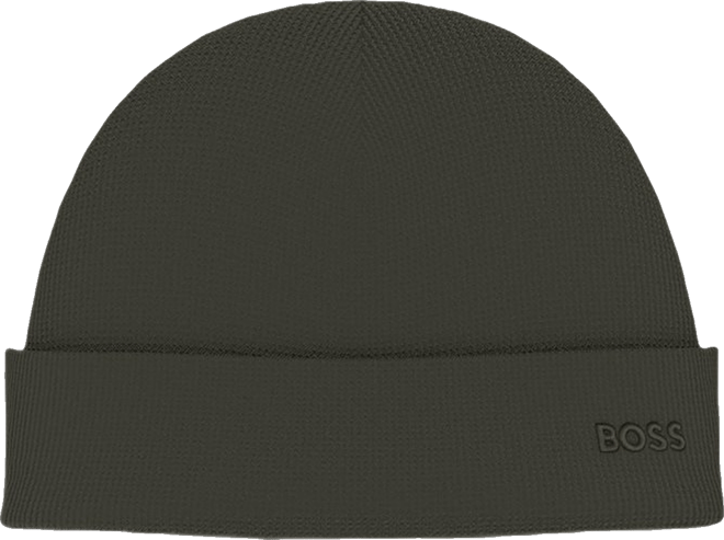 Men's Waffle Logo Detail Beanie