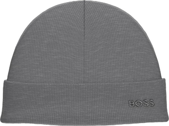 Men's Waffle Logo Detail Beanie