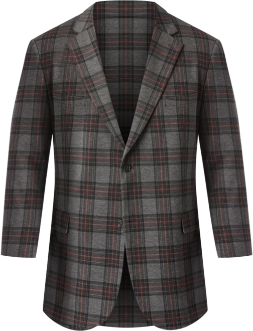 Men's Big & Tall Ponte Stretch Knit Blazer