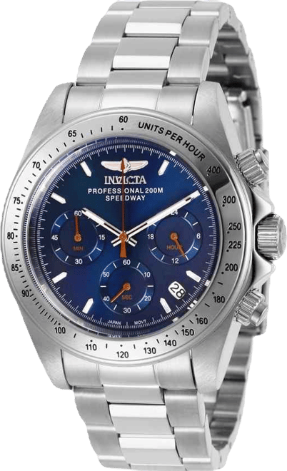 Men's 27770 Speedway Quartz Chronograph Navy Blue Dial Watch