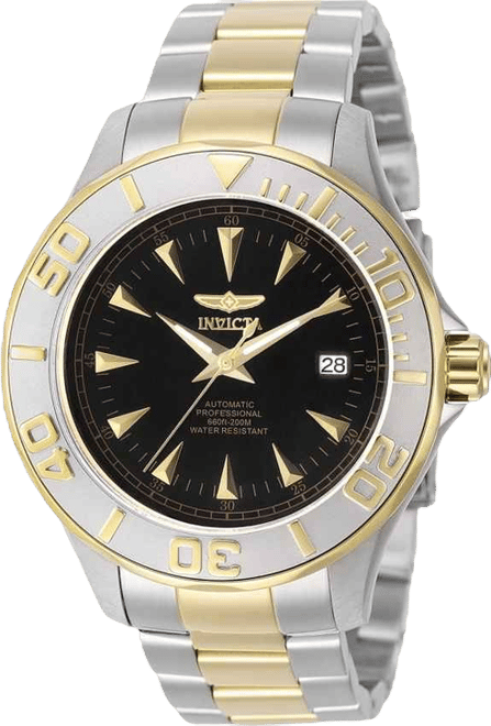 Men's 7037 Signature Automatic 3 Hand Black Dial Watch