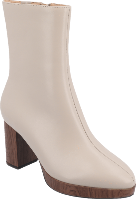 Women's Romer Center Seam Platform Block Heel Booties