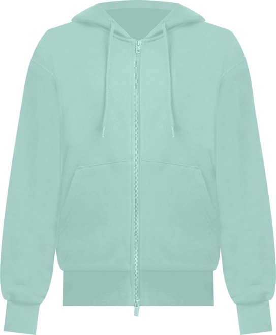 Women's Relaxed Zip-Front Long-Sleeve Fleece Hoodie, Created for Macy's