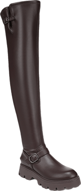 Women's Pace Buckled Over-the-Knee Lug Boots