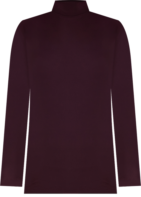 Women's Long-Sleeve Mock-Neck Top