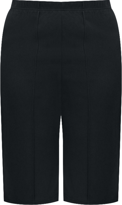 Plus Size Knit Bermuda Short