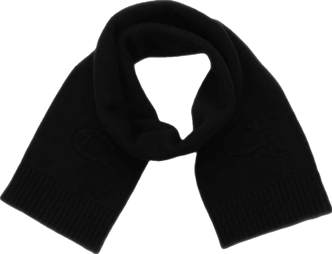 Women's Embossed Knit Muffler